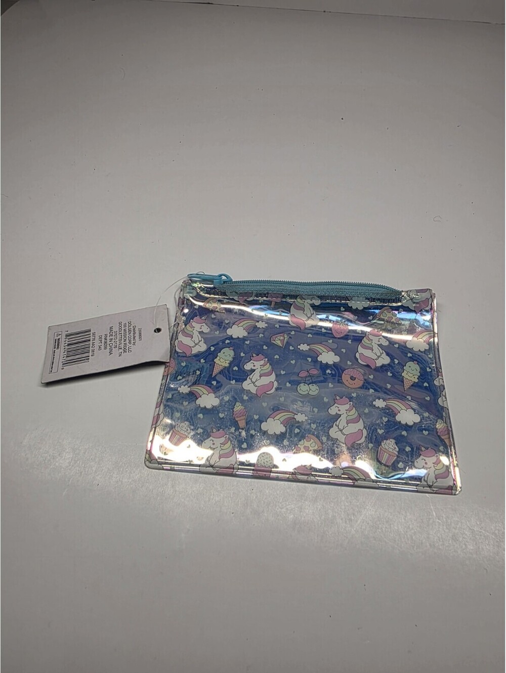 Kids Unicorn Rainbow Girls Makeup Bag Zipper Cosmetic Tote Bag